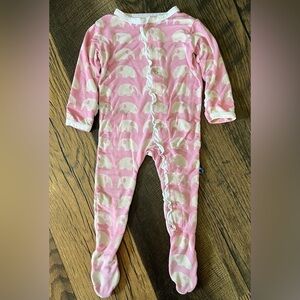Kickee Pants ruffled elephant sleeper